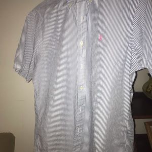 Polo short sleeve with collar worn once